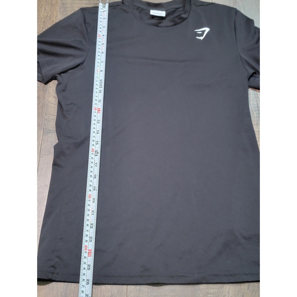 Gymshark Arrival T-Shirt Mens Small Black Short Sleeve Training Top A1A2X